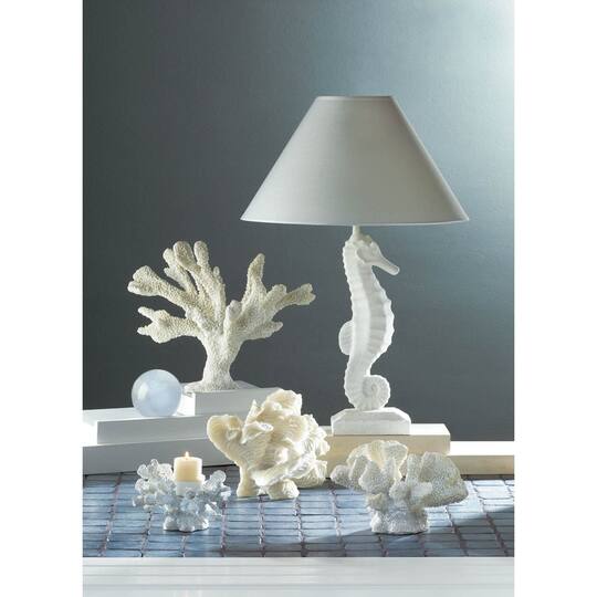 20.5'' White Seahorse Table Lamp